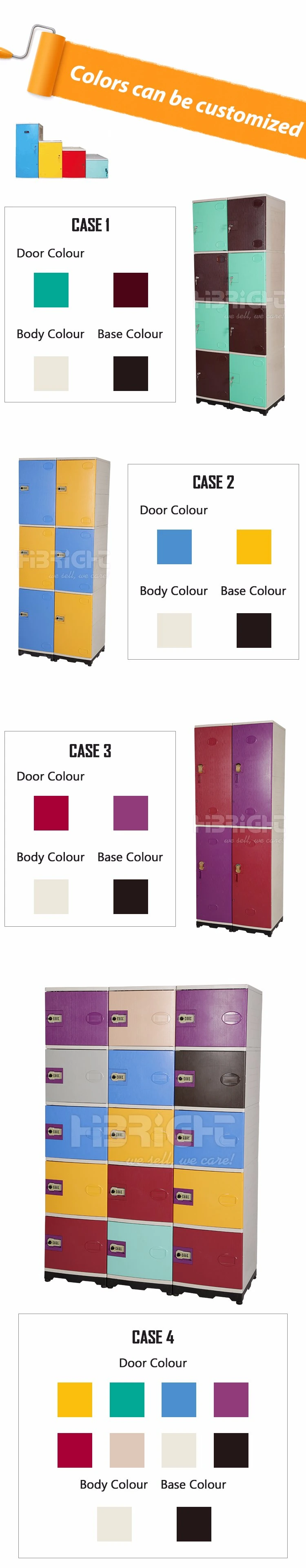 China Factory ABS Storage Plastic Lockers