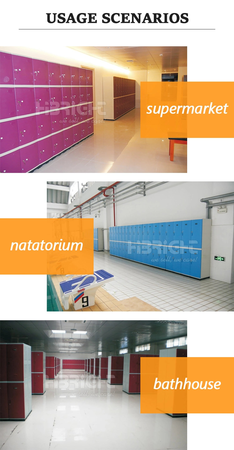 School Student Supermarket Storage ABS Plastic Locker