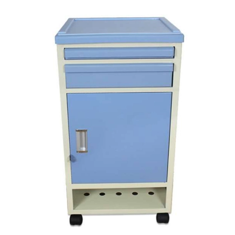 Mecan New Medical Bed Side ABS Cabinet Steel Bedside Locker with Cheap Price