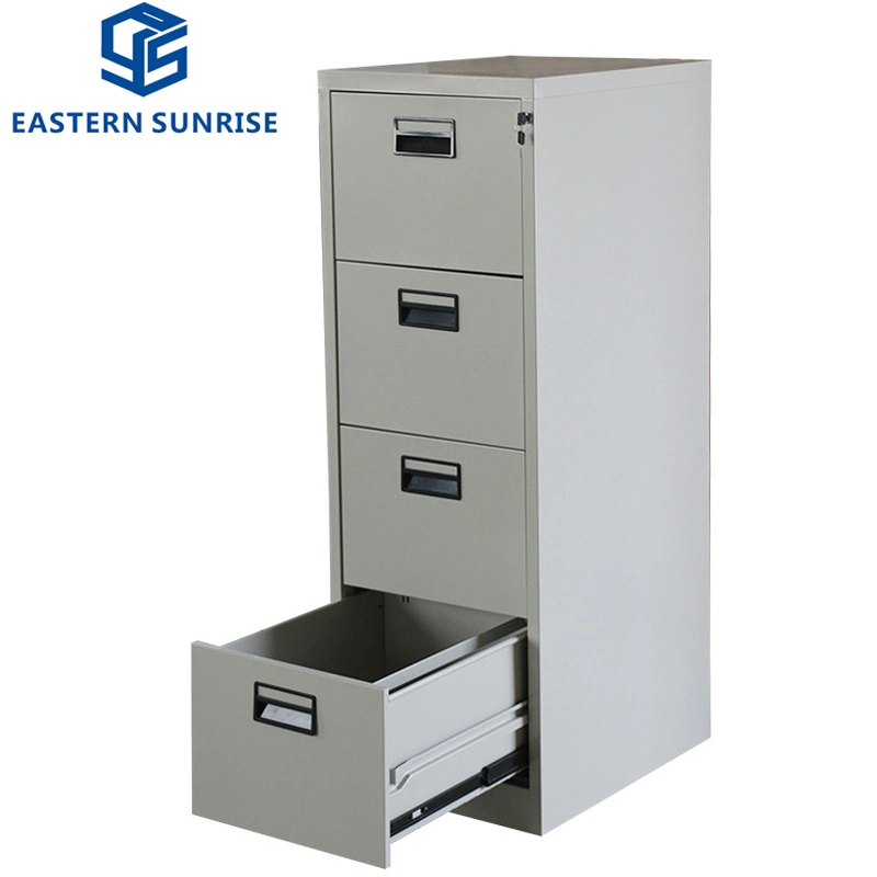 China Factory Lateral Steel Office Furniture 4 Drawer Cabinet for File Storage