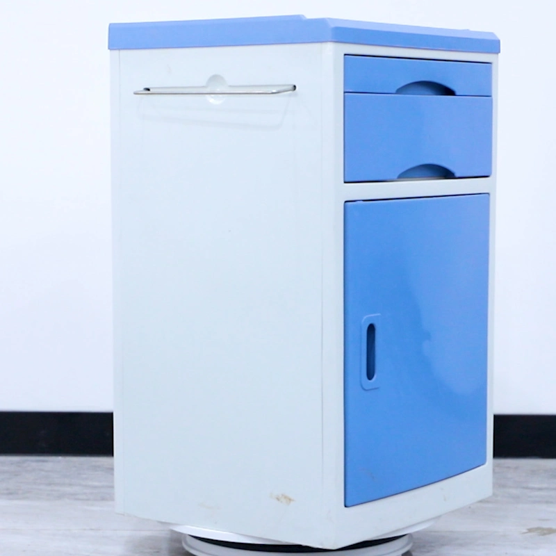 ABS or PP Medical Bedside Tables Plastic Storage Cabinet Locker