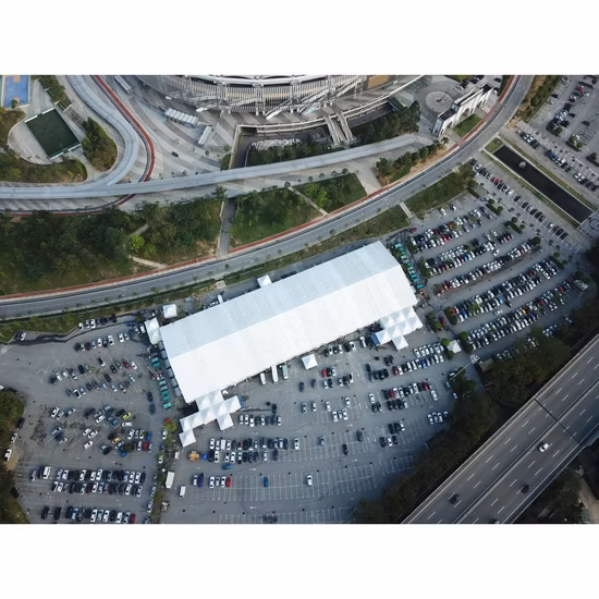 파티용 알루미늄 및 PVC 창고 텐트(WS12/2.6-3)