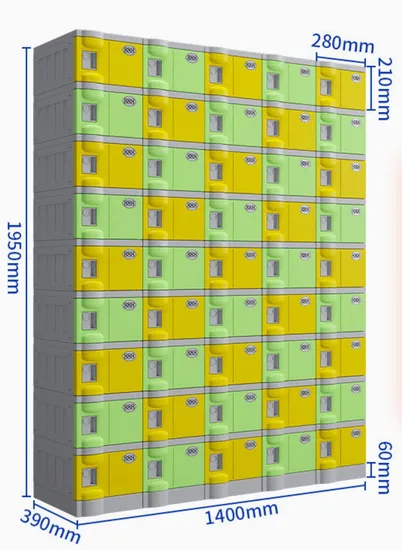 체육관 및 학교용 ABS 플라스틱 보관함