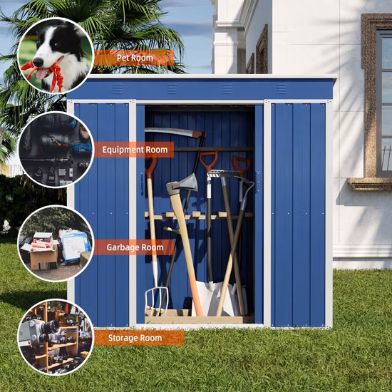 야외 도구 보관을 위한 맞춤형 정원 보관 창고