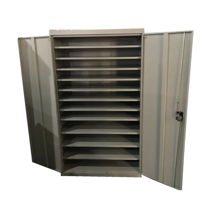 창고에 보관 공간이 있는 도면 캐비닛 도구