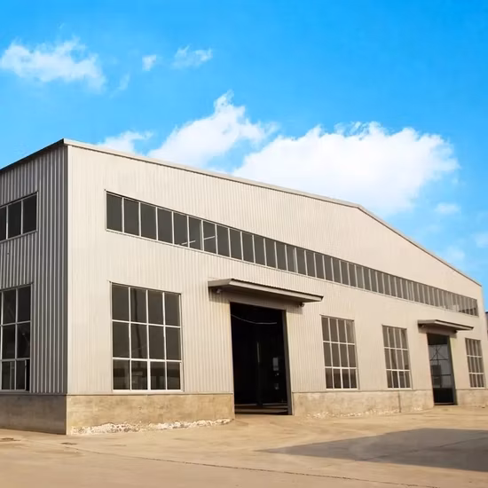 강철 구조물 작업장 제조업체 조립식 산업 창고 디자인